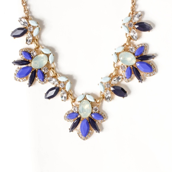 J. Crew Jewelry - Jcrew blue statement necklace